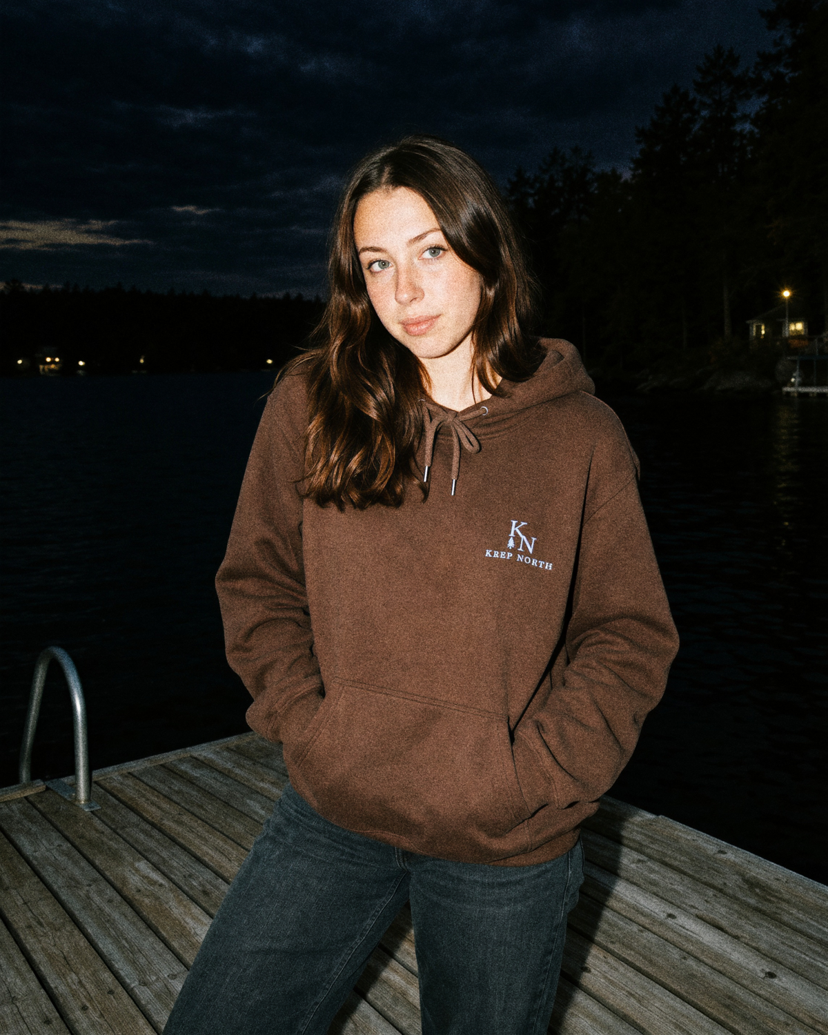 KEEP NORTH™ Embroidered Logo Hoodie