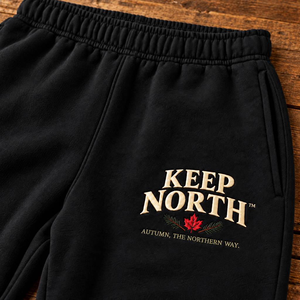 Keep North™ Northern Autumn Embroidered Fleece Sweatpants