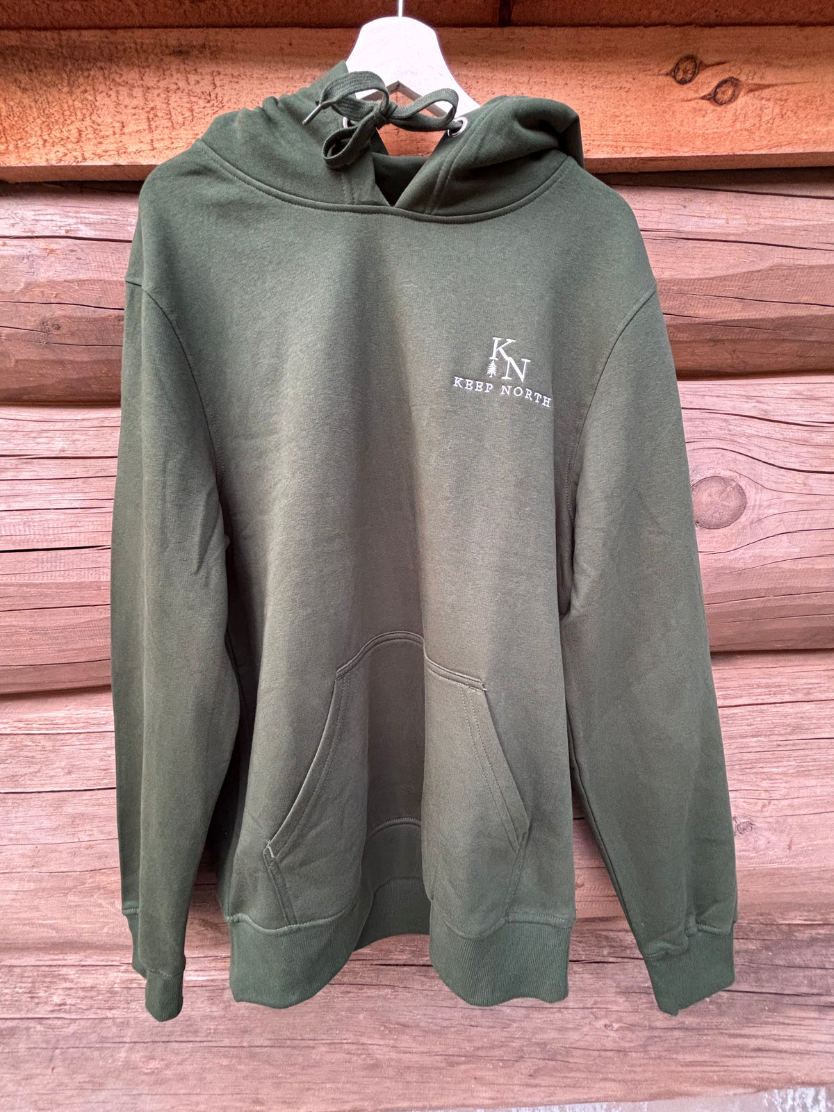 KEEP NORTH™ Embroidered Logo Hoodie