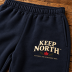 Keep North™ Northern Autumn Embroidered Fleece Sweatpants