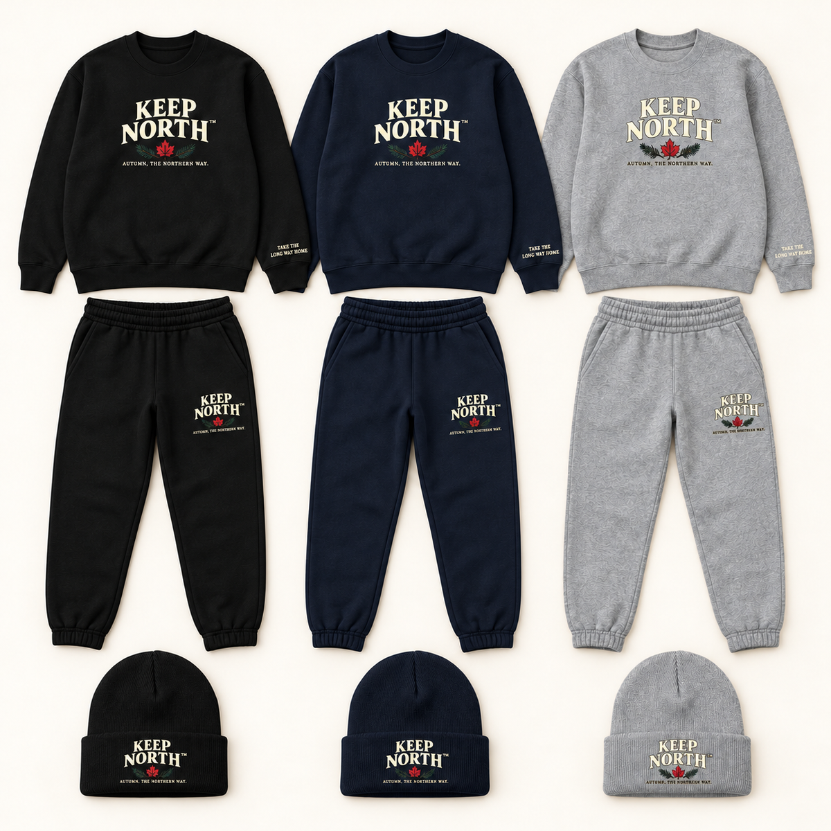 Keep North™ Autumn, the Northern Way 3-Piece Set